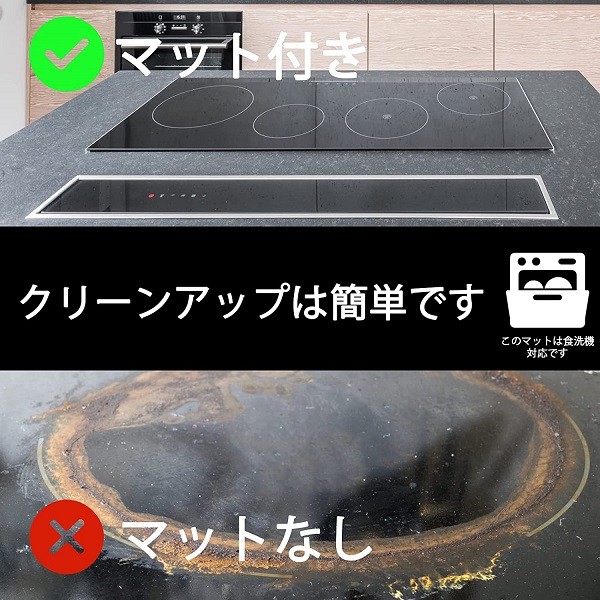 KitchenRaku Induction Cooktop Covers