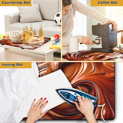 Durable cookware protective mat