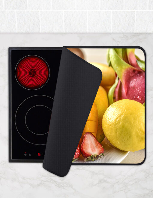 Stove top protective mat